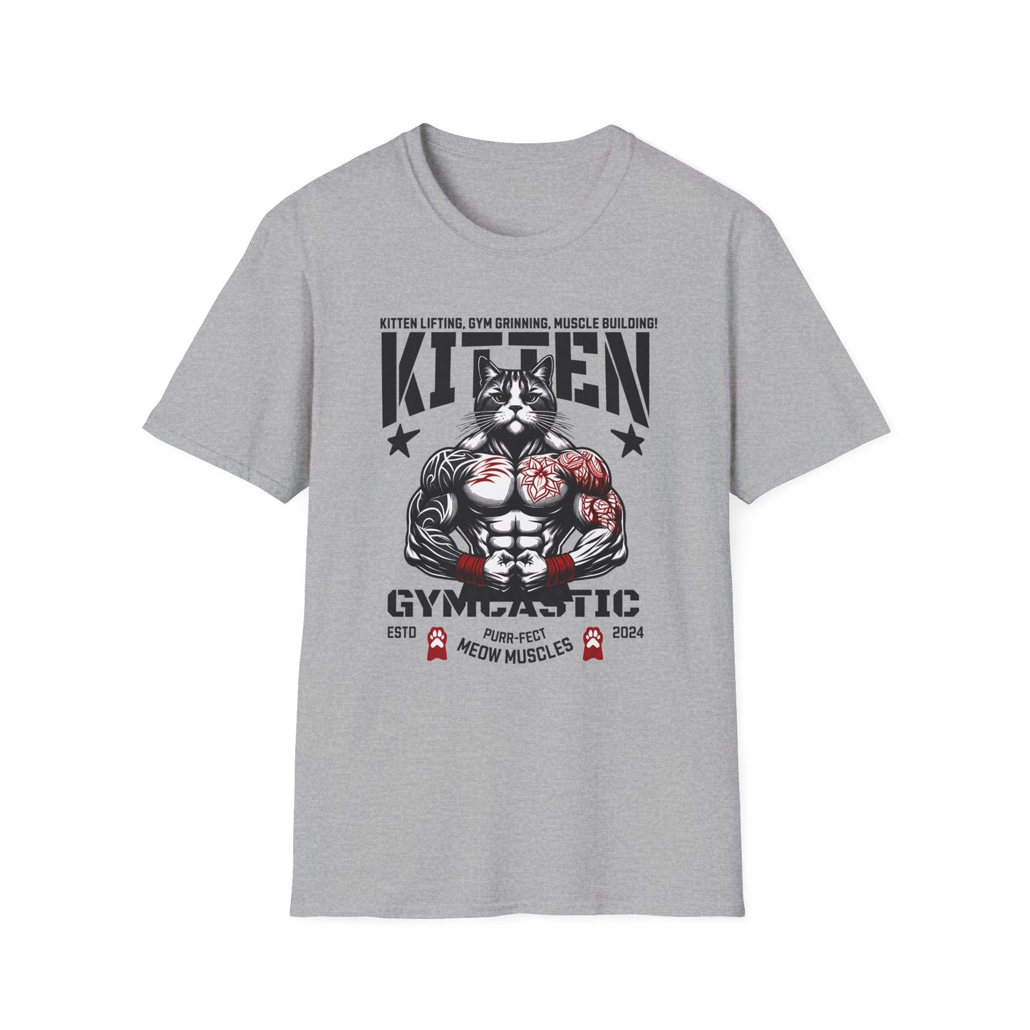 Cat Bodybuilding T-Shirt