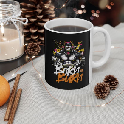 Gorilla Fitness Ceramic Mug, 11oz
