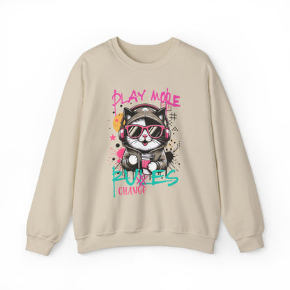 Cute Graffiti Cat Sweatshirt