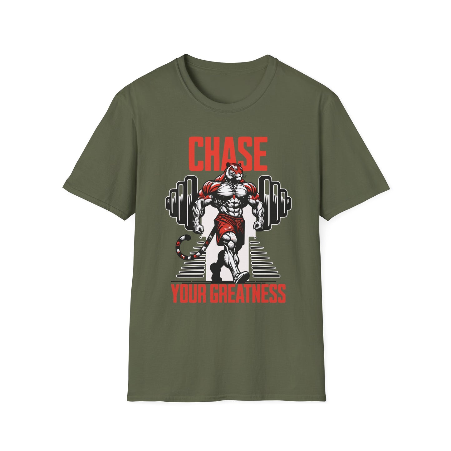 Motivational Tiger - Chase Your Greatness T-Shirt