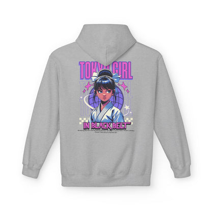 Hoodie Tokyo Girl in Black Belt