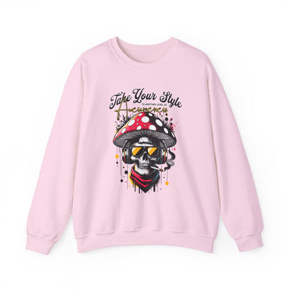 Graffiti Skull Crewneck Sweatshirt