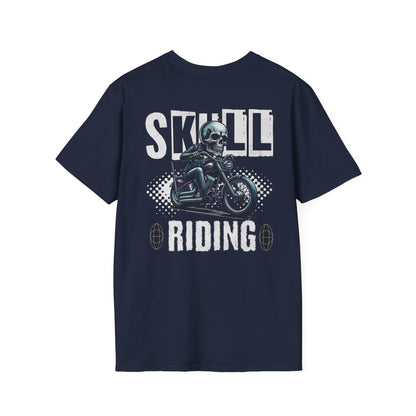 Skull Riding, Motorcycle Ride Unisex T-Shirt