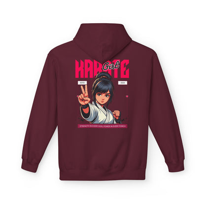 Karate Girl Hoodie Design