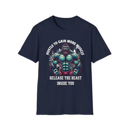 Muscle Hustle Unisex - Fitness Motivation T-Shirt