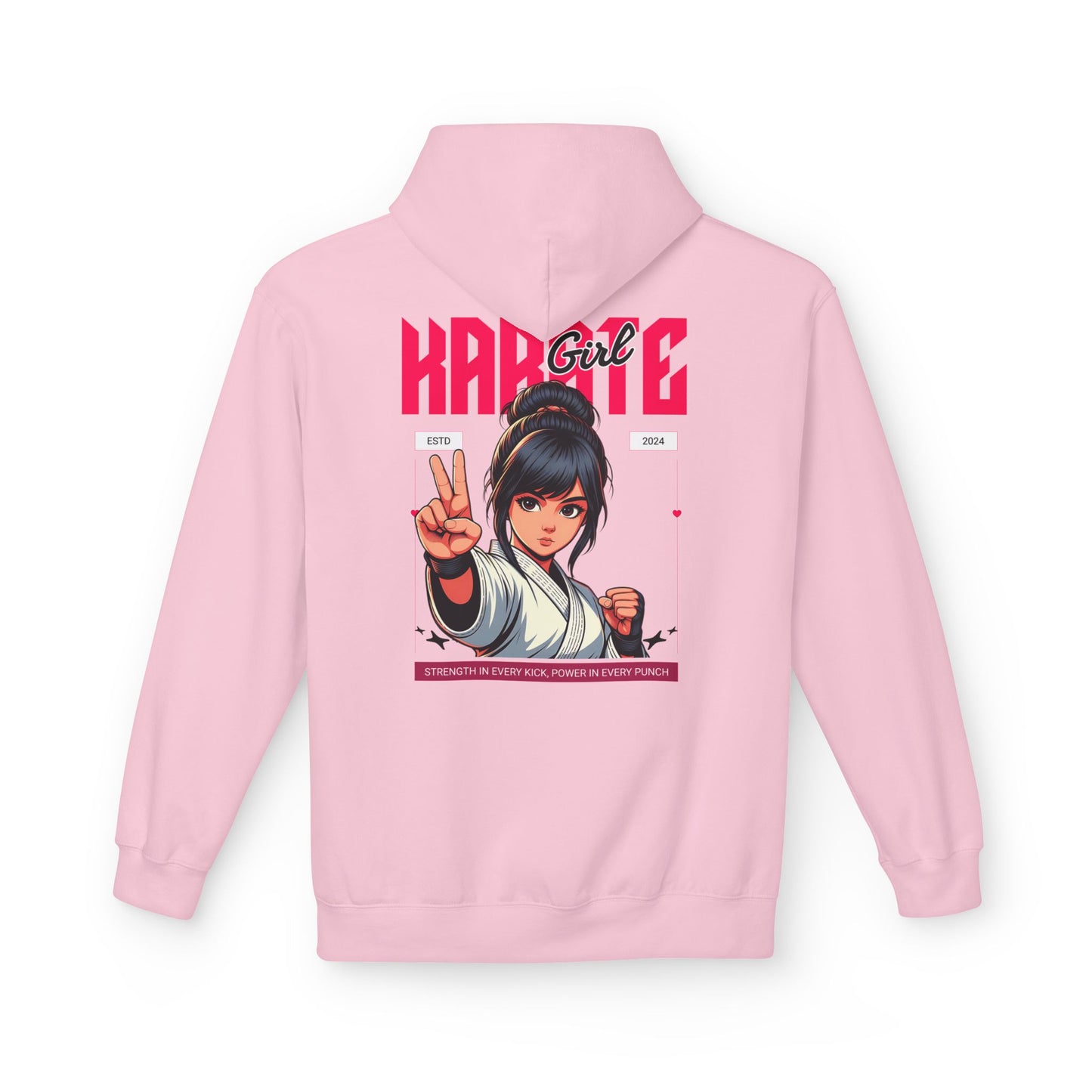 Karate Girl Hoodie Design
