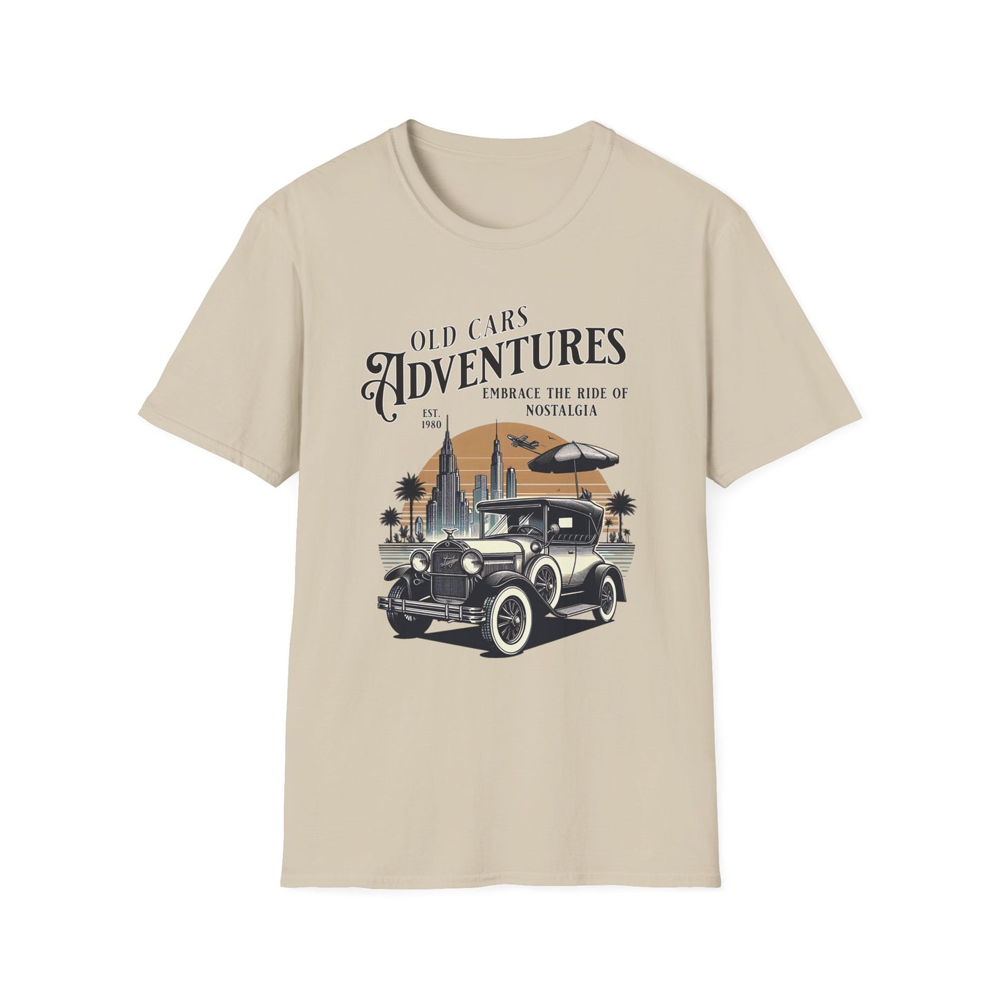 Old Cars Adventures Unisex T-Shirt