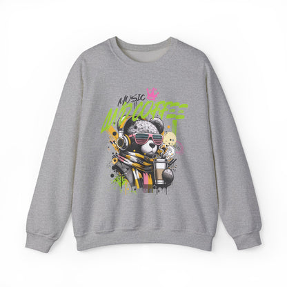 Coffee and Music Crewneck Sweatshirt