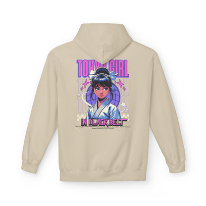 Hoodie Tokyo Girl in Black Belt