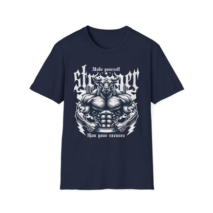 Gym Motivation - Make Yourself Stronger T-Shirt