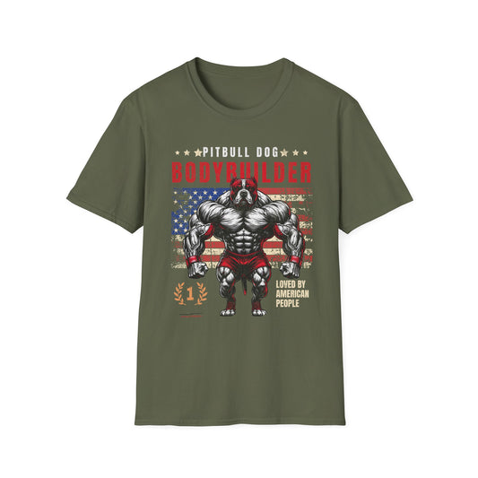 Pitbull Bodybuilder T-Shirt