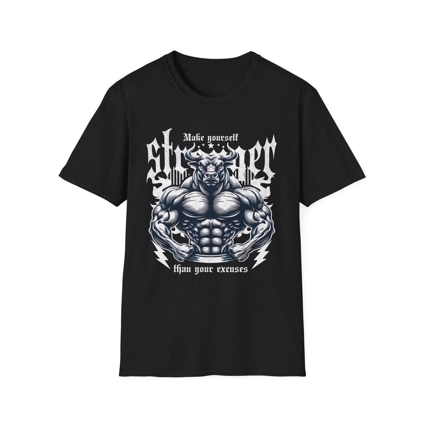 Gym Motivation - Make Yourself Stronger T-Shirt
