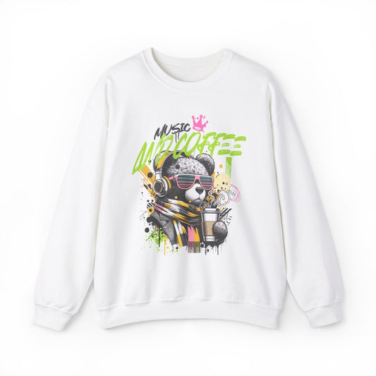 Coffee and Music Crewneck Sweatshirt