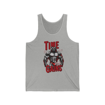 Bear Time to Make Gains Tank Top