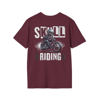 Skull Riding, Motorcycle Ride Unisex T-Shirt