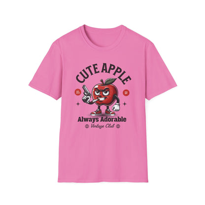 Cute Apple with Gun T-Shirt
