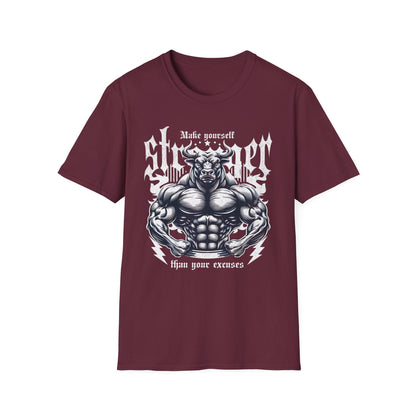 Gym Motivation - Make Yourself Stronger T-Shirt