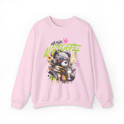 Coffee and Music Crewneck Sweatshirt