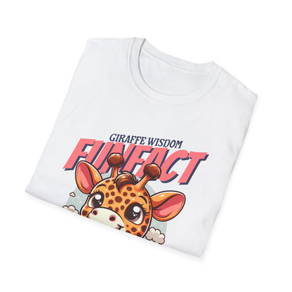 Giraffe Wisdom - Fun Fact I Don't Care  Unisex Tee
