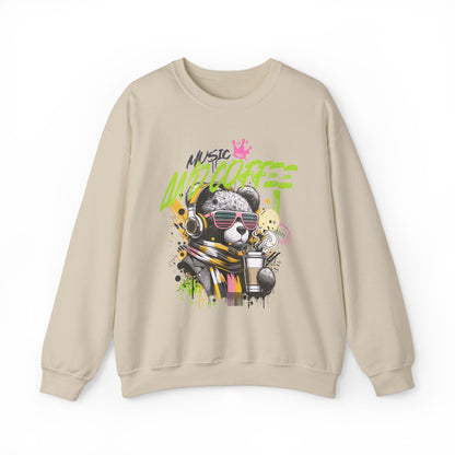 Coffee and Music Crewneck Sweatshirt