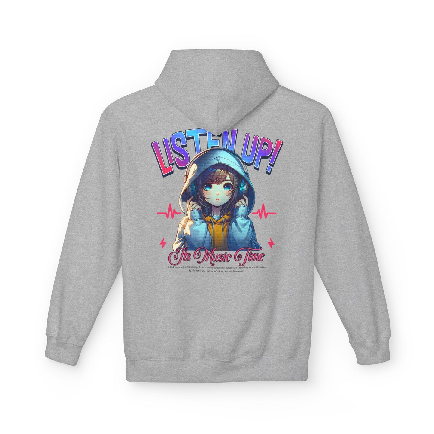 Listen Up It's Music Time Hoodie