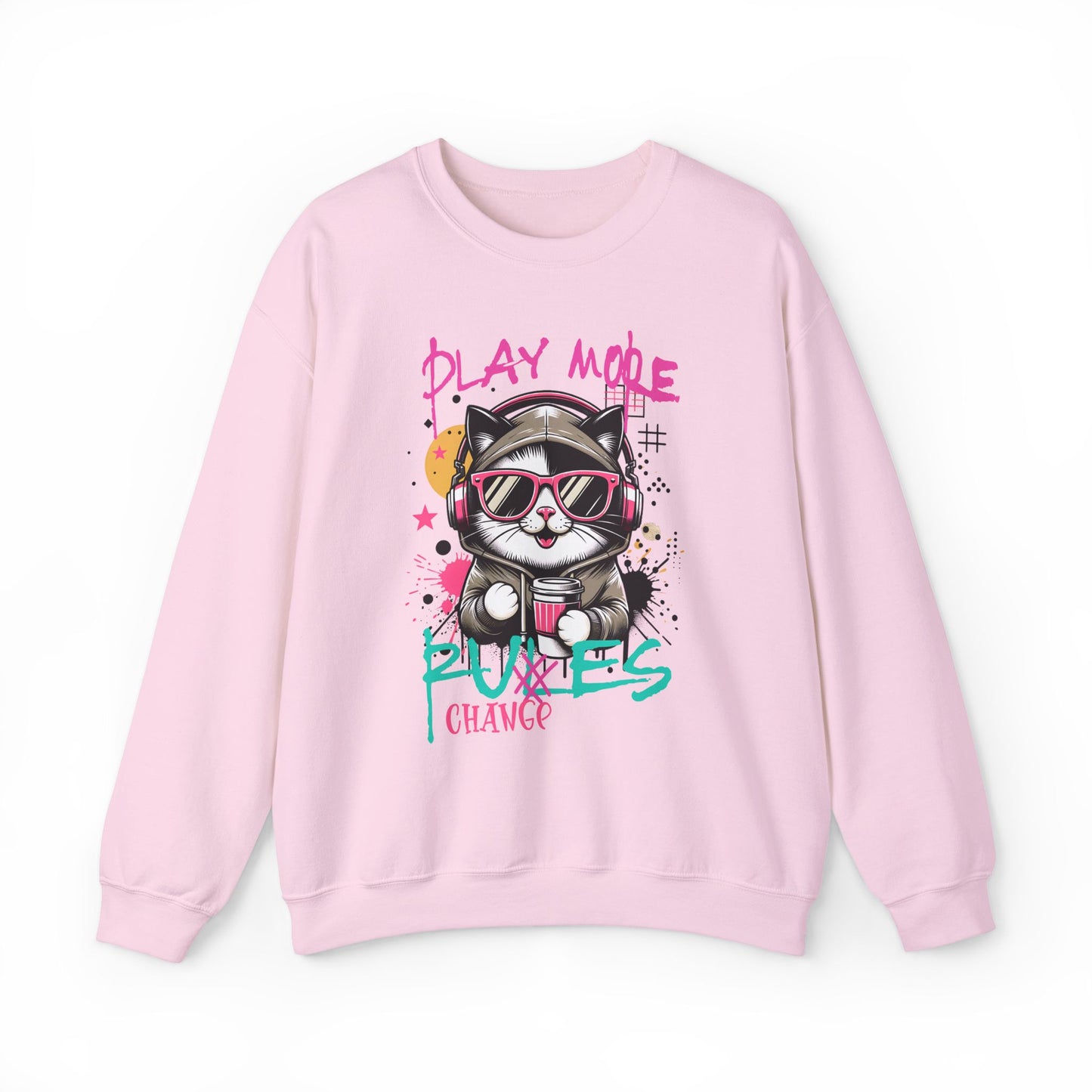 Cute Graffiti Cat Sweatshirt