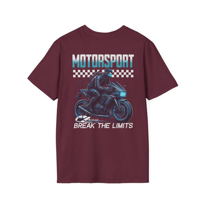 Break the Limits, Motorcycle Ride Unisex T-Shirt