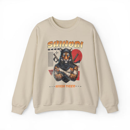 Tiger Ninja Sweatshirt Japanese Style
