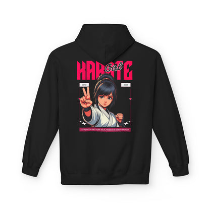 Karate Girl Hoodie Design