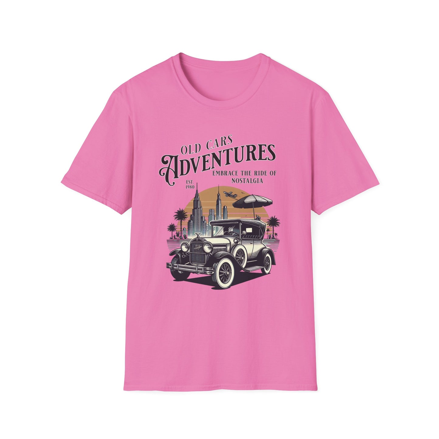 Old Cars Adventures Unisex T-Shirt