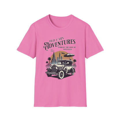 Old Cars Adventures Unisex T-Shirt