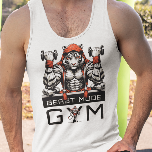 Beast Mode Tiger Workout Tank Top