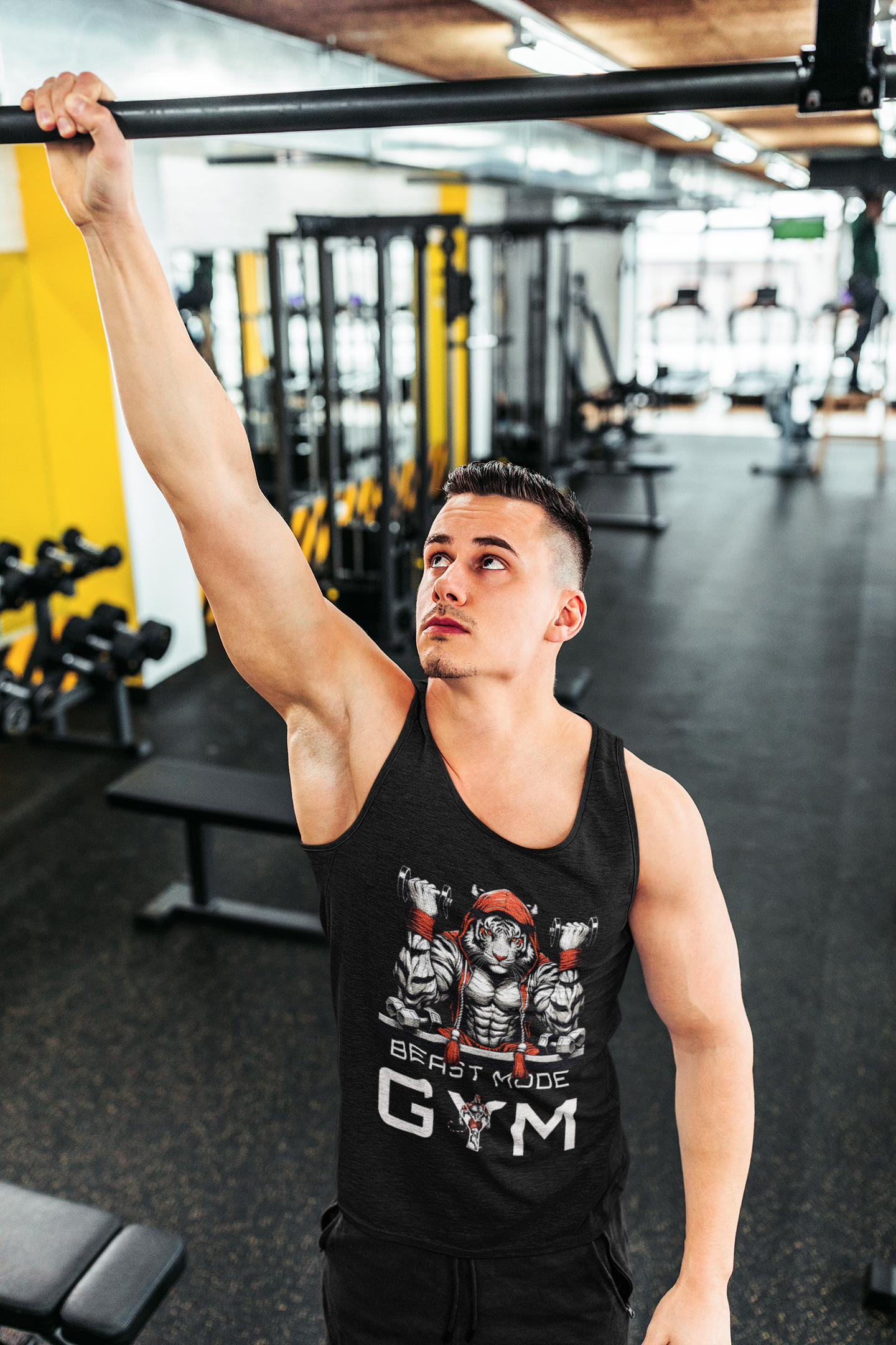 Beast Mode Tiger Workout Tank Top