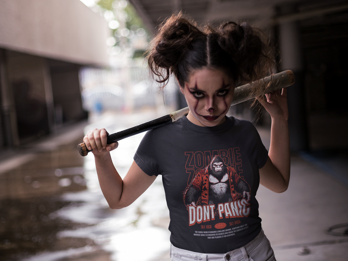 Halloween Zombie Bigfoot T-Shirt