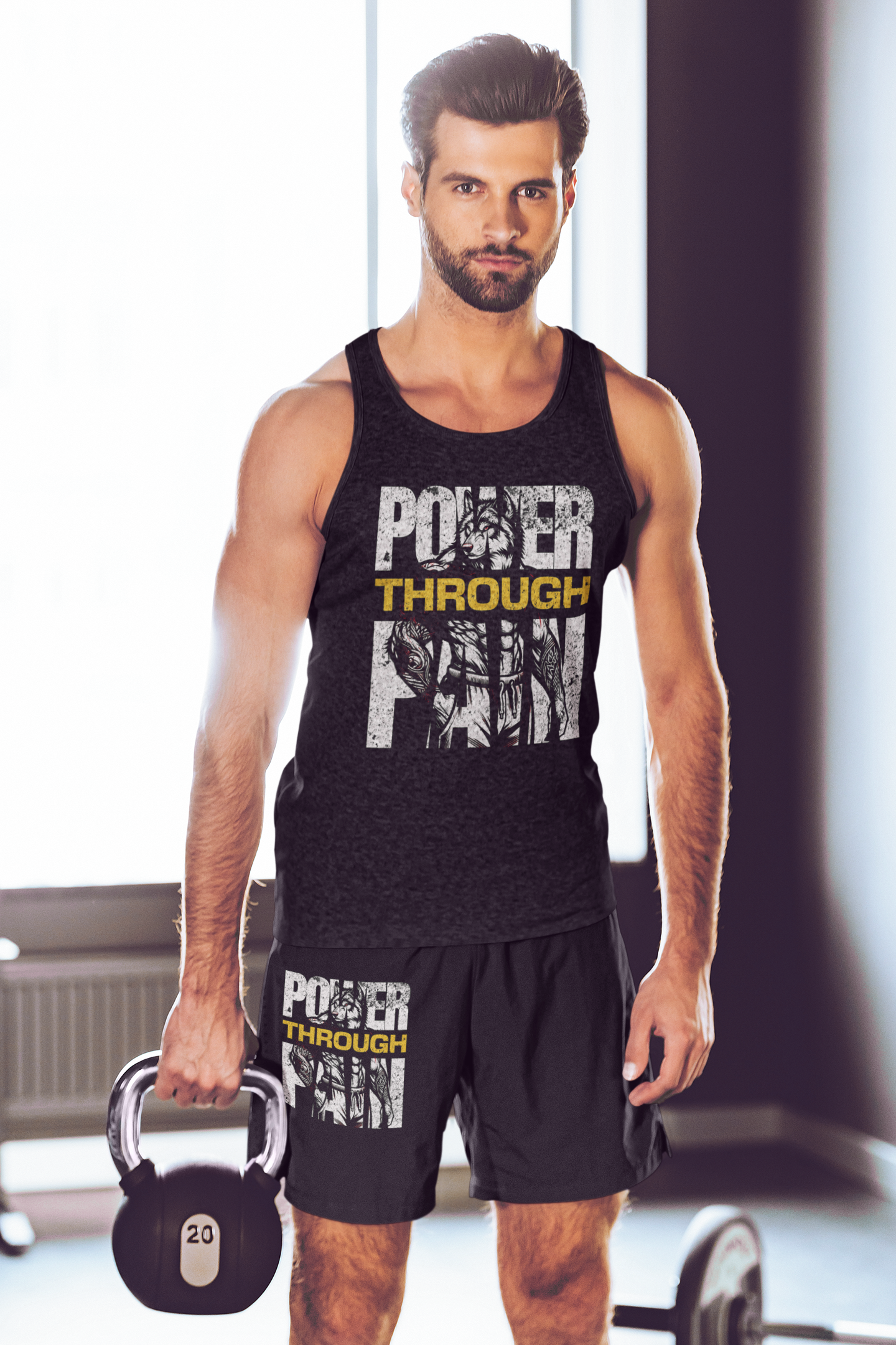 Wolf Gym Workout Tank Top