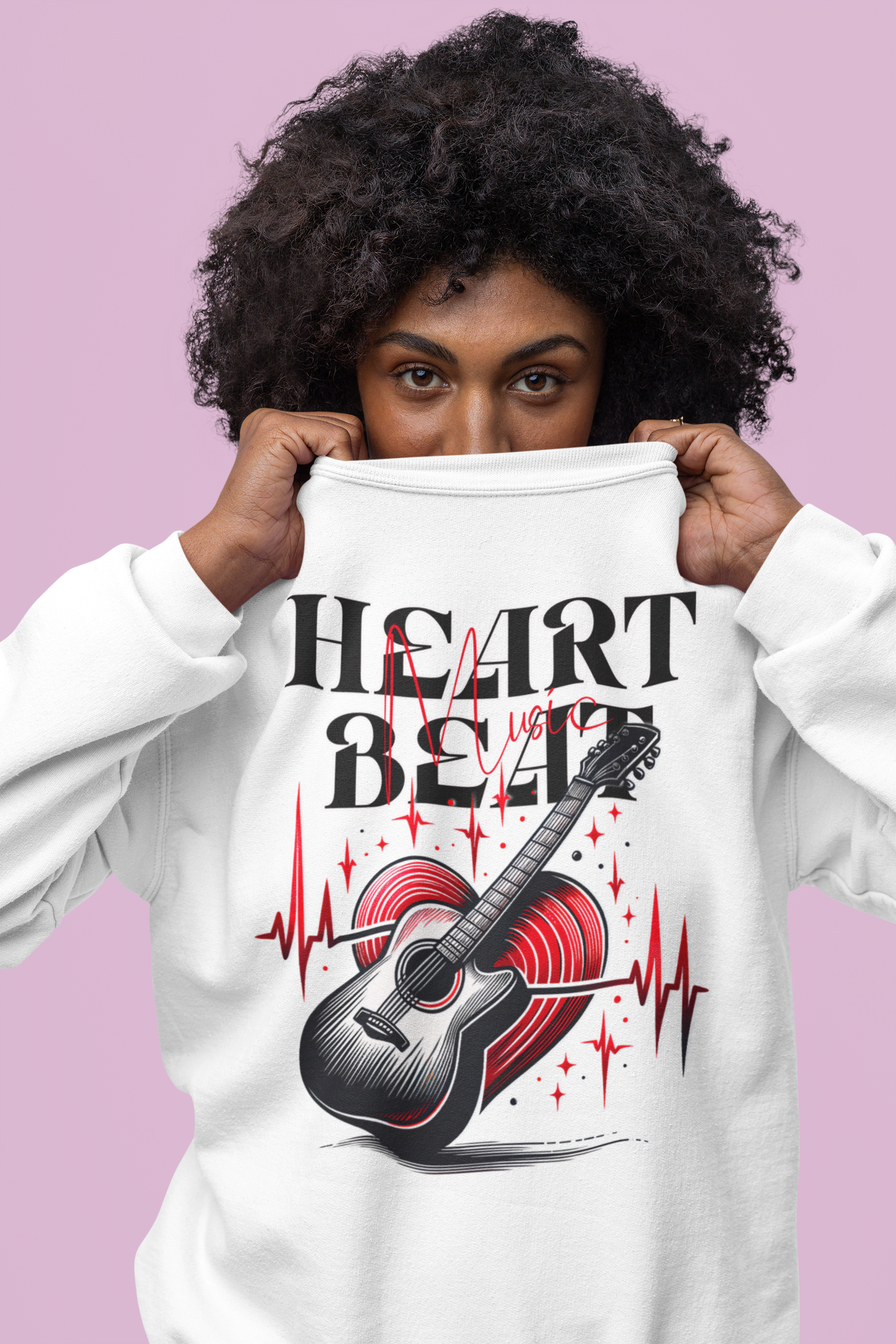 Music Heartbeat Crewneck Sweatshirt