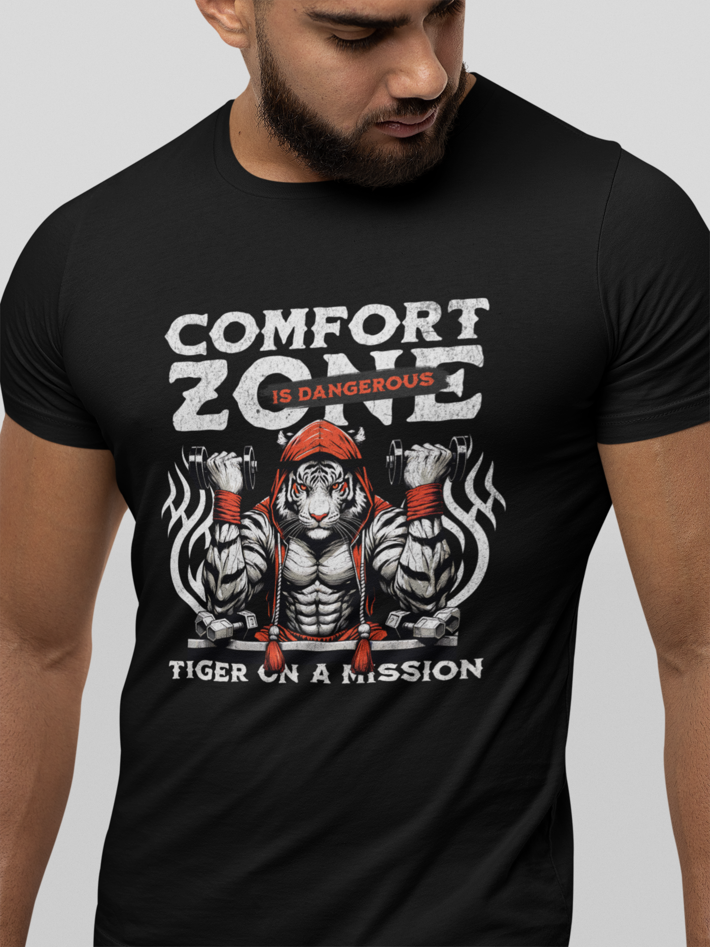 Tiger Gym Workout T-Shirt