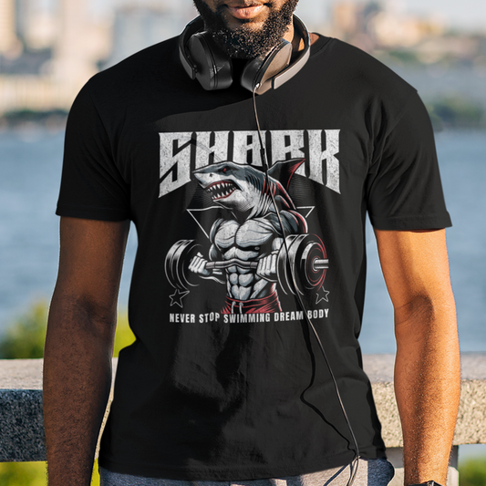 Shark Gym Bodybuilding T-Shirt
