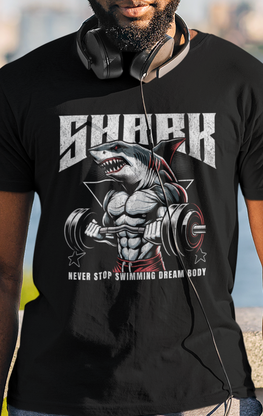 Shark Gym Bodybuilding T-Shirt