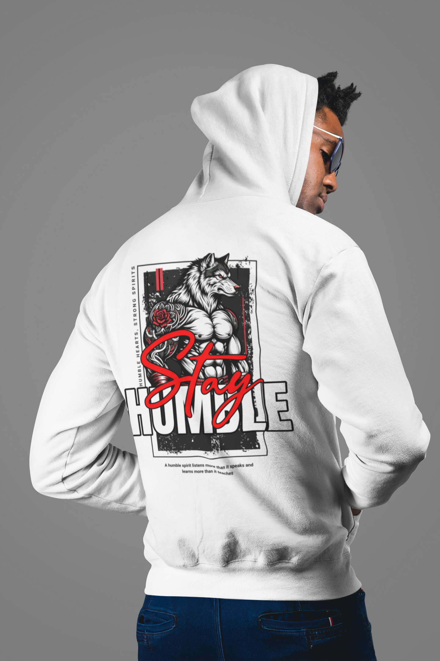 Hooded Sweatshirt - Fitness Wolf Hoodie