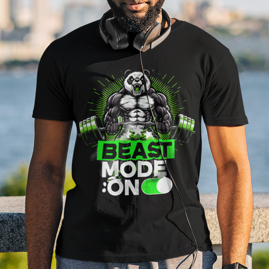 Panda Beast Mode On T-Shirt