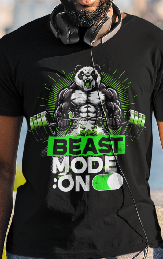Panda Beast Mode On T-Shirt
