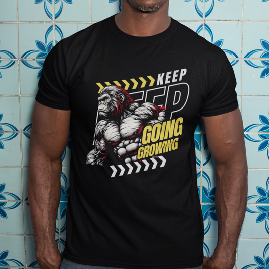 Gorilla Bodybuilding - Keep Growing T-shirt