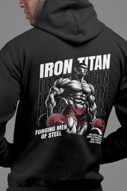 Steel Men Fitness Enthusiasts Hoodie