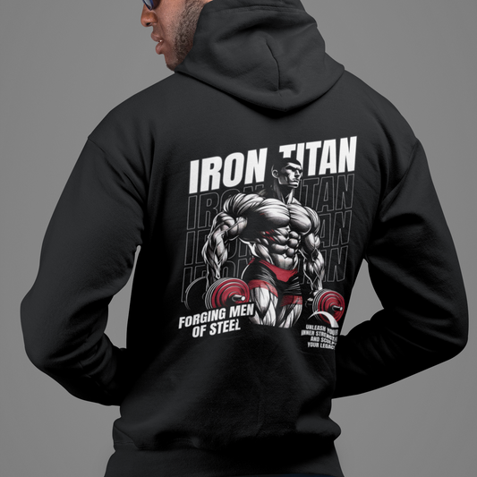Steel Men Fitness Enthusiasts Hoodie