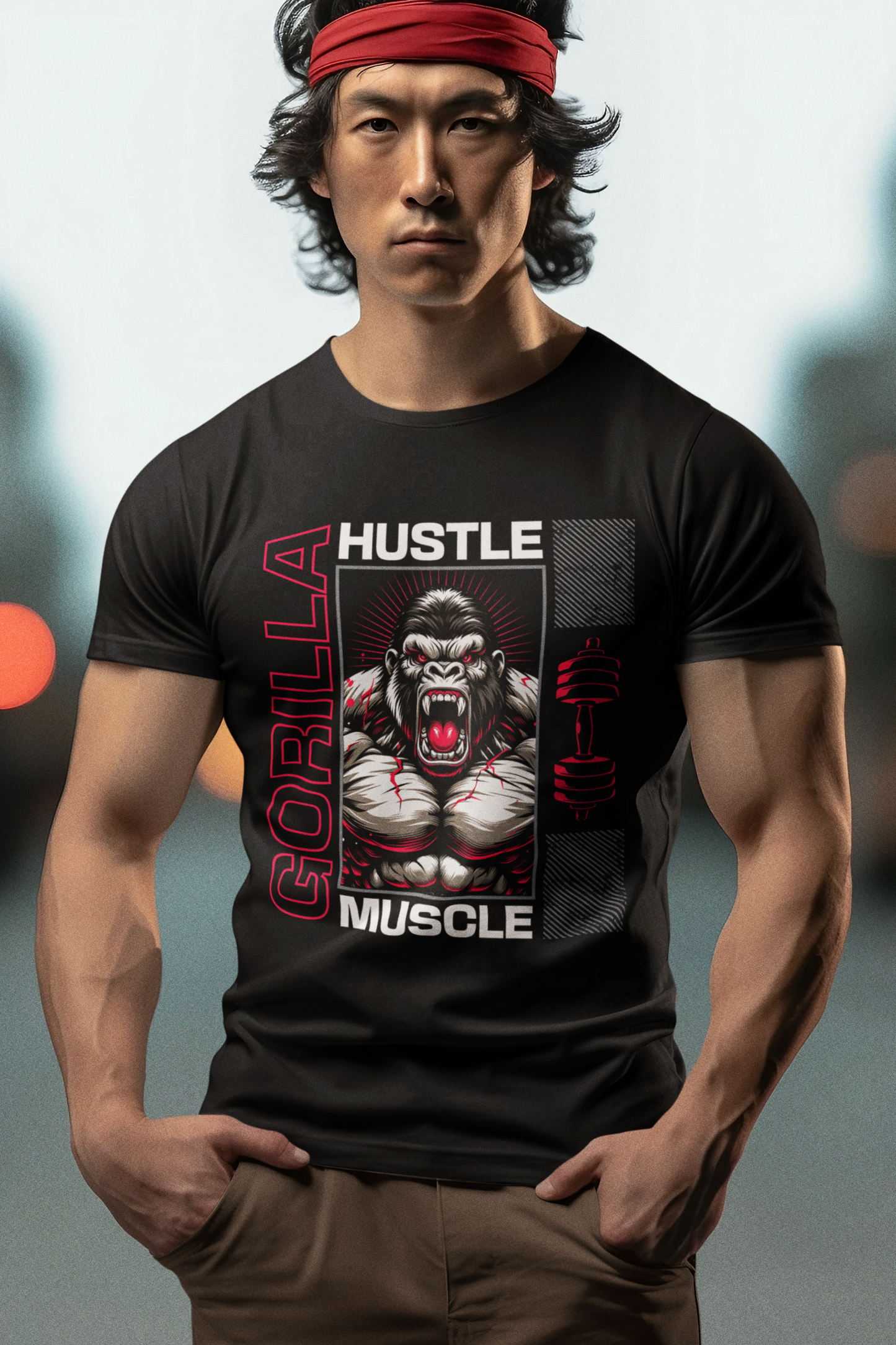 Gorilla Hustle Muscle T-Shirt