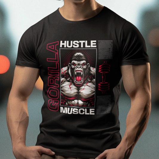 Gorilla Hustle Muscle T-Shirt