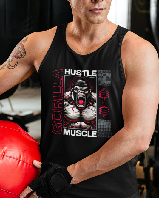 Hustle Muscle Tank Top