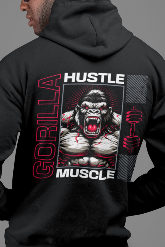 Gorilla Hustle Muscle Hoodie