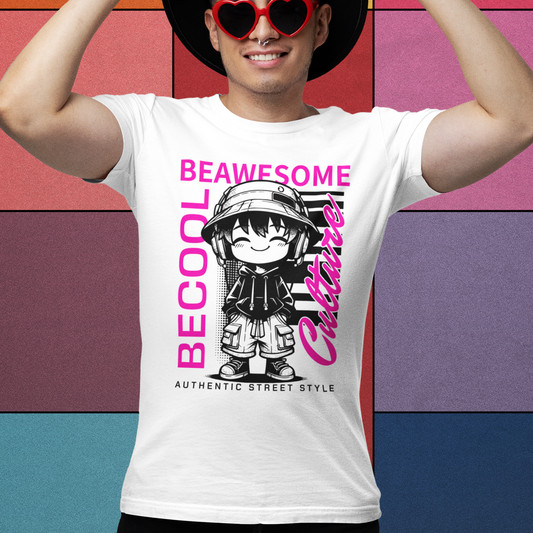 Cool Vibes Unisex - 'be awesome be cool' T-Shirt
